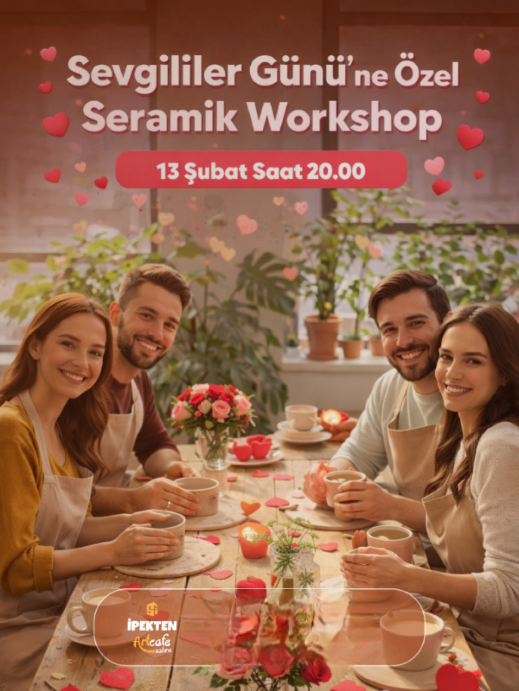 Sevgililer Gününe Özel Seramik Workshop