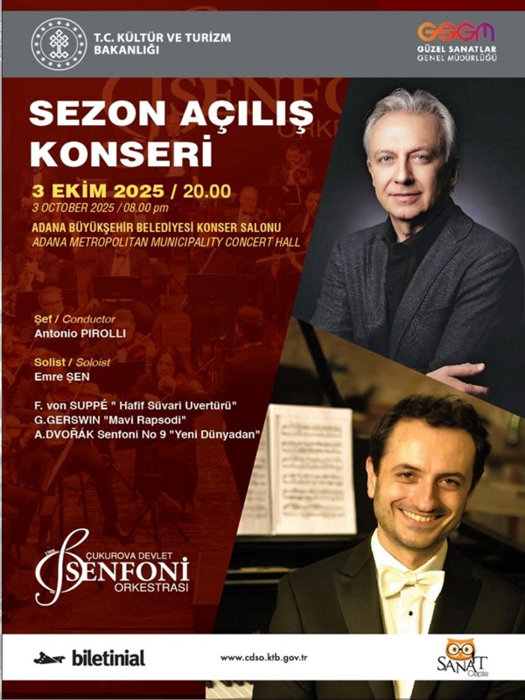 Sezon Açılış Konseri - Çukurova Devlet Senfoni Orkestrası