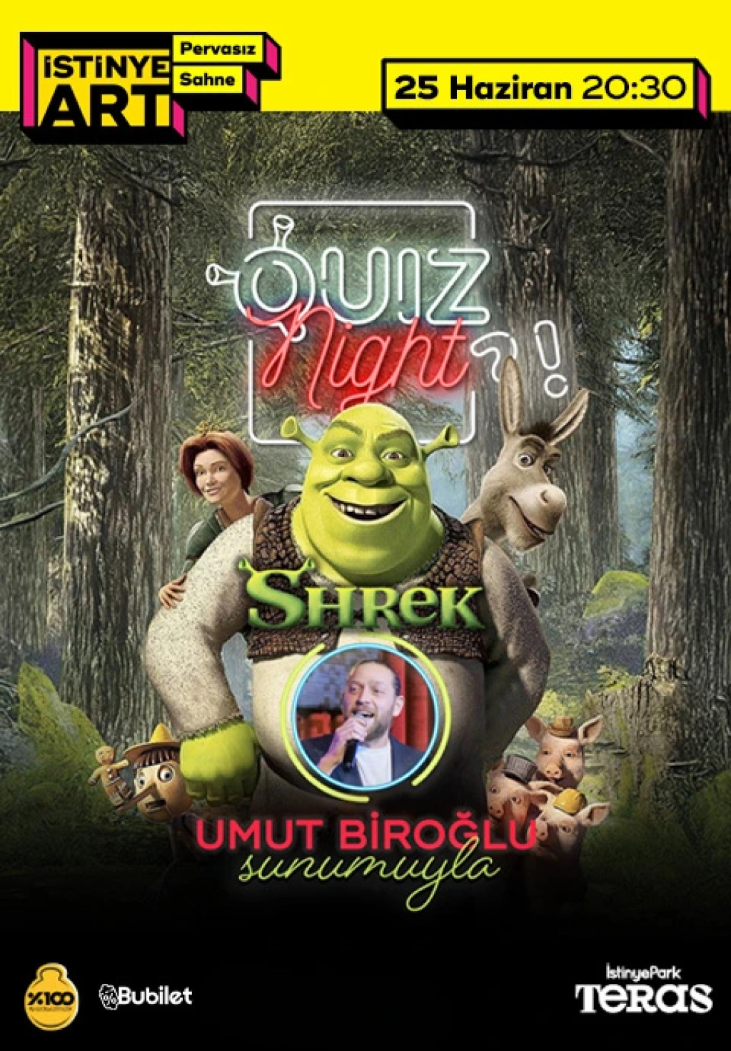 Shrek Quiz Night