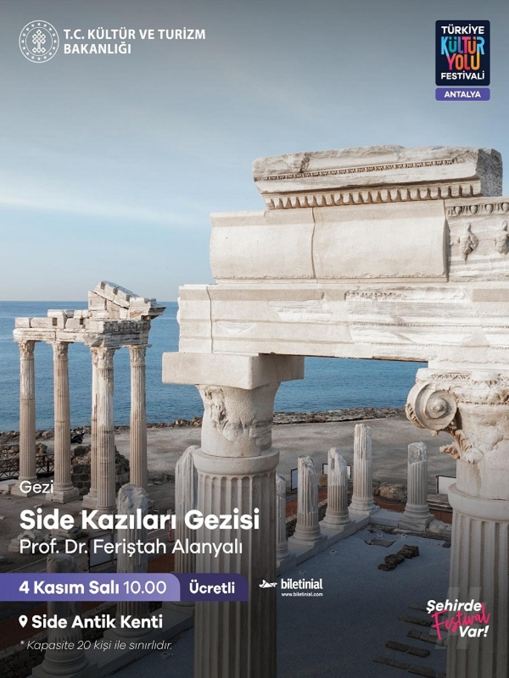 Side Kazıları Gezisi - Antalya Kültür Yolu