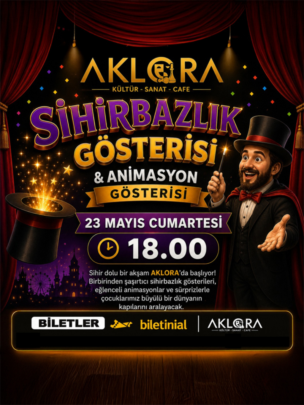 Sihirbazlık Gösterisi ve Animasyon