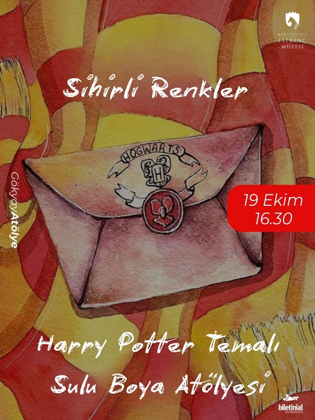 Sihirli Renkler: Harry Potter Temalı Sulu Boya Atölyesi