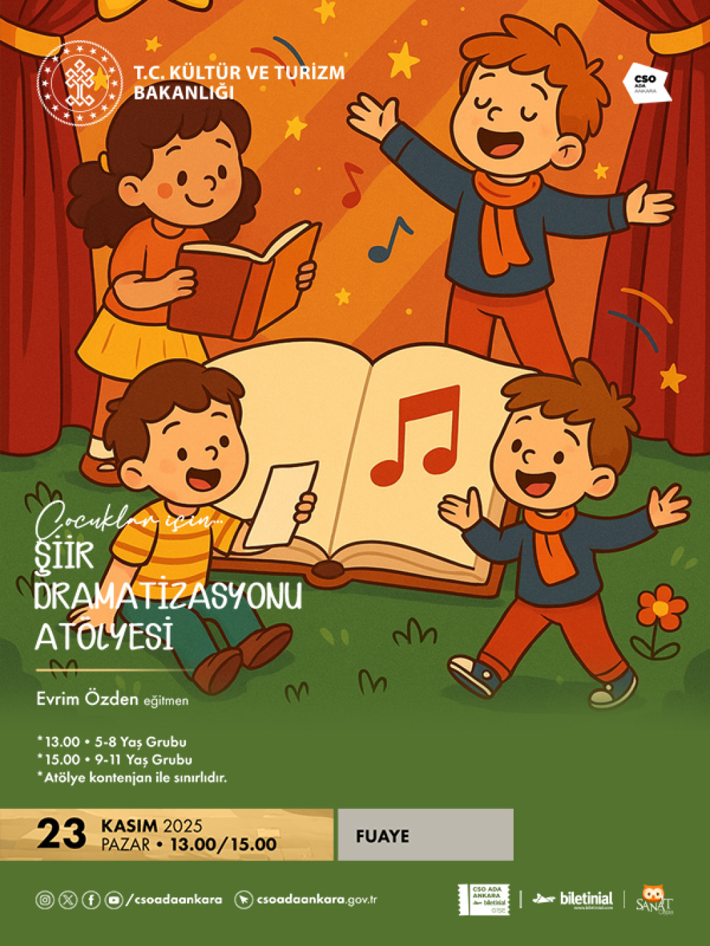 Şiir Dramatizasyonu Atölyesi