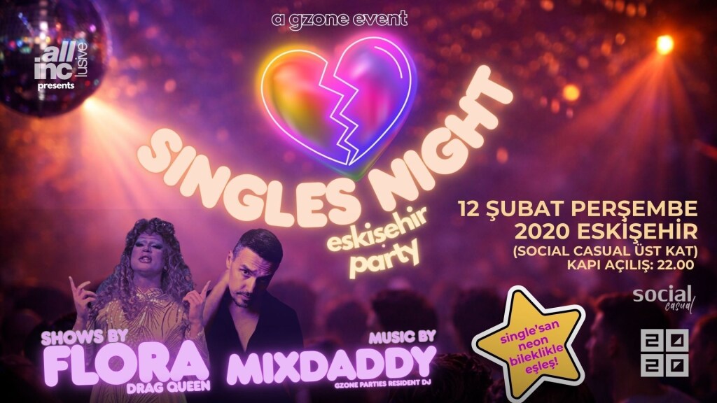 Singles Night Party Eskişehir (A GZone Event)