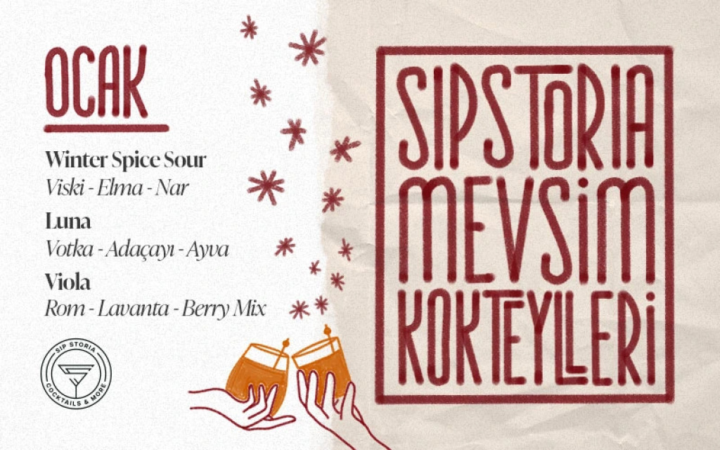 Sip Storia | Kokteyl Workshop | Mevsim Kokteylleri