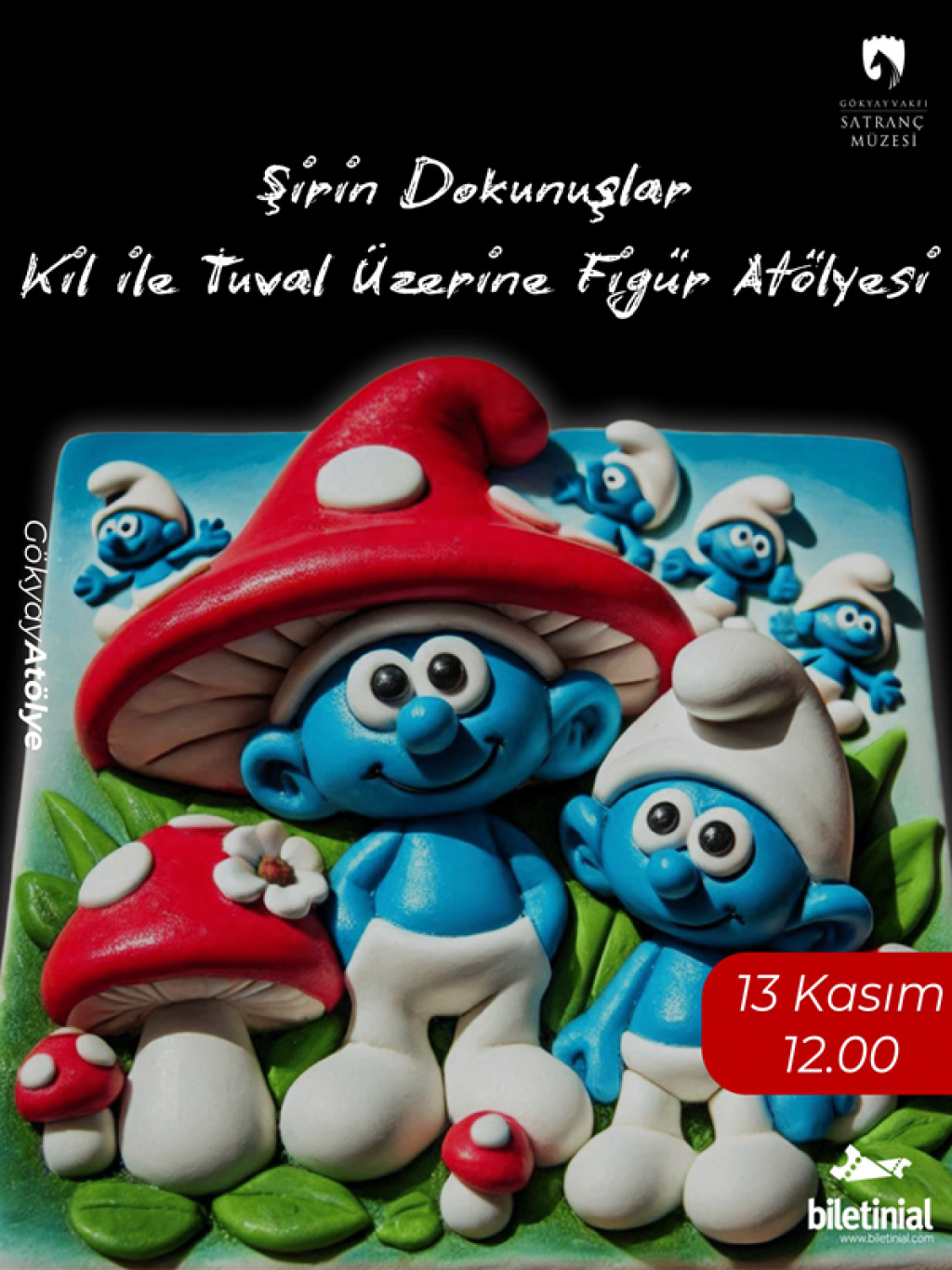 Şirin Dokunuşlar – Kil ile Tuval Üzerine Figür Atölyesi