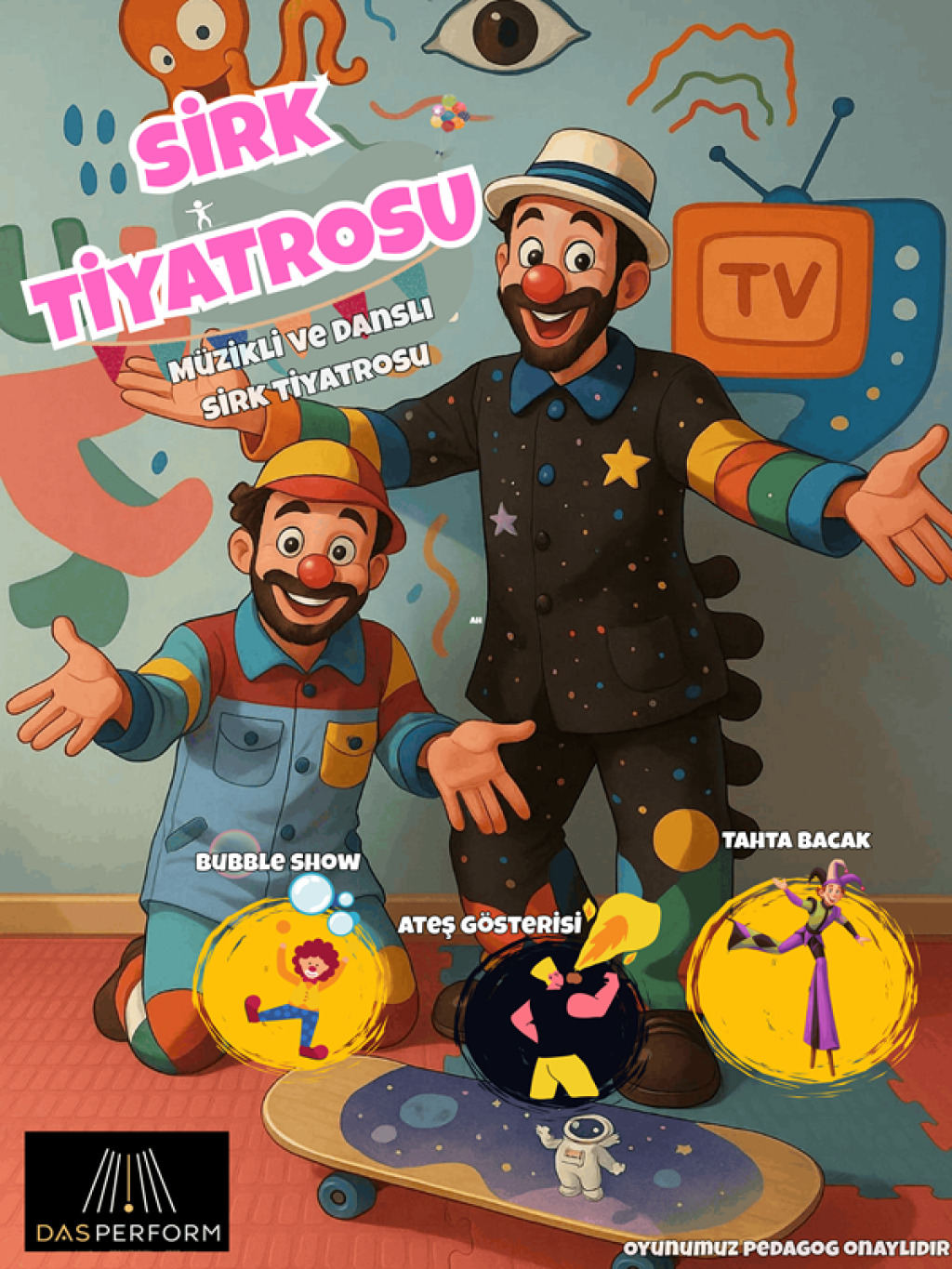 Sirk Tiyatrosu – Müzikli Ve Danslı Eğlence!