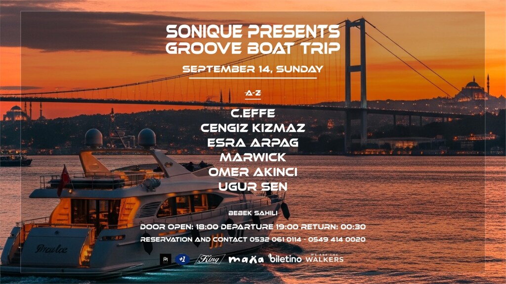 SONIQUE PRESENTS: GROOVE BOAT TRIP