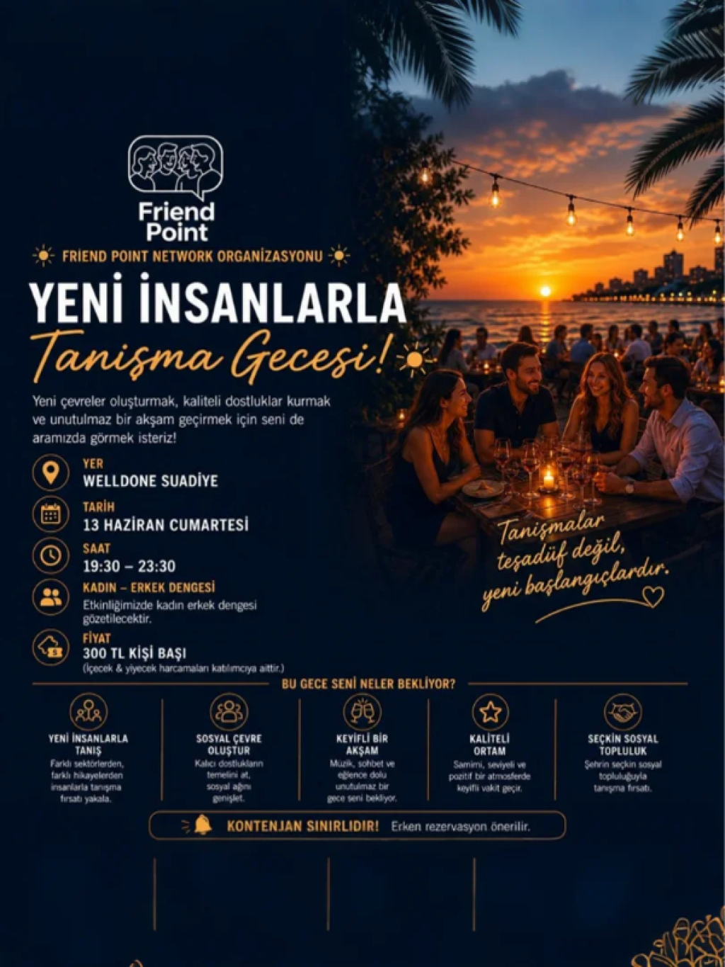 Sosyal Buluşma, Yeni İnsanlarla Tanışma