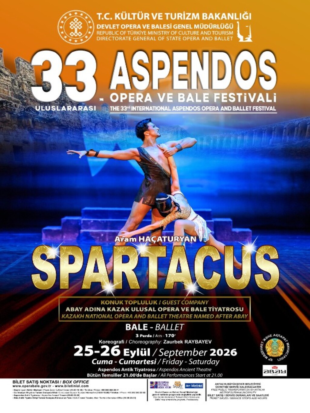 Spartaküs - 33. Uluslararası Aspendos Opera ve Bale