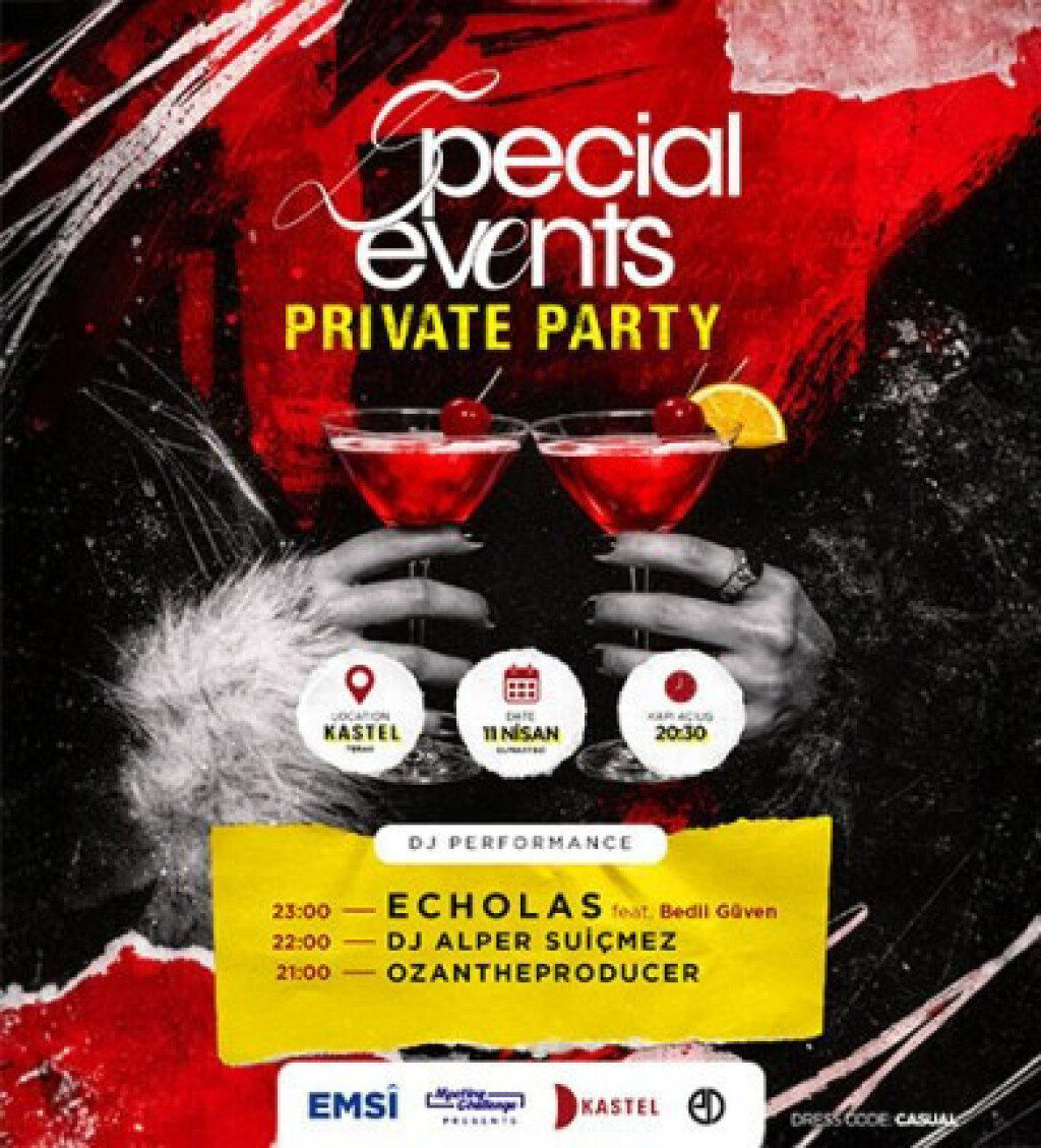 SPECIAL EVENTS PRIVATE PARTY