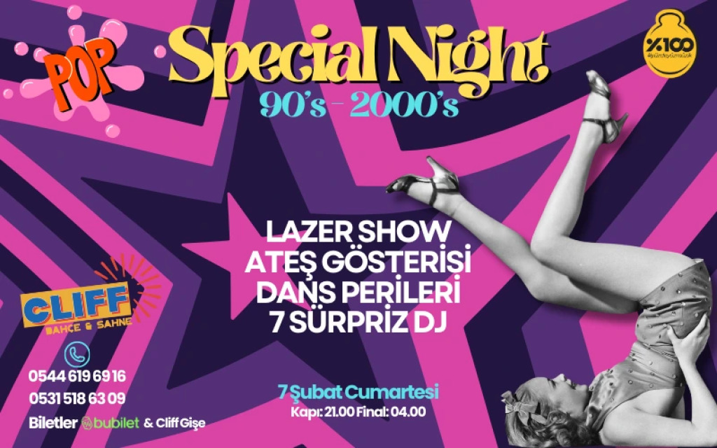 Special Night | 90'lar & 2000'ler Pop + After