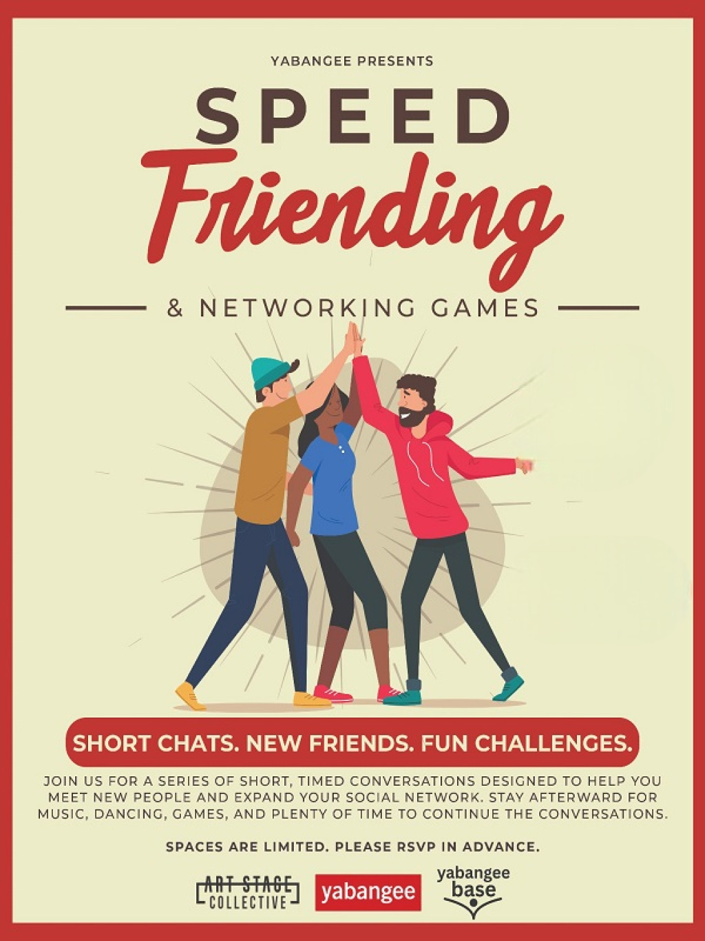Speed Friending & Networking Games Night