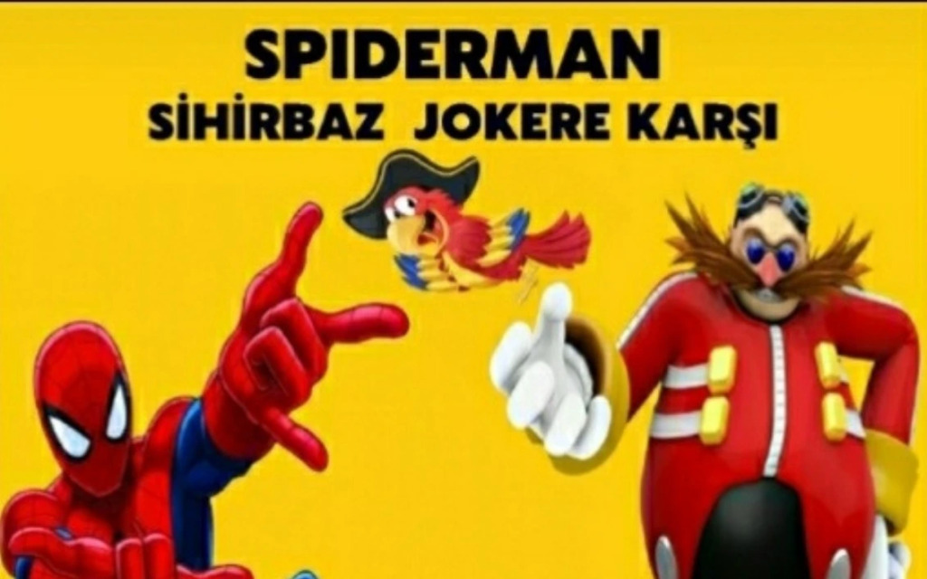 Spiderman Sihirbaz Joker'e Karşı Müzikli Danslı Çocuk