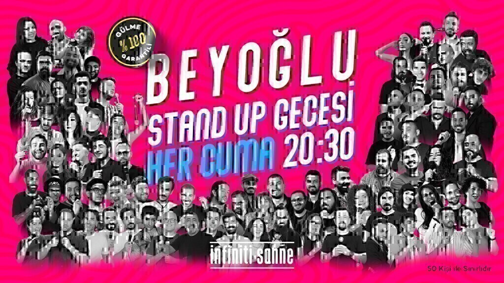 Stand up Beyoğlu Taksim Gecesi Cuma 20:30