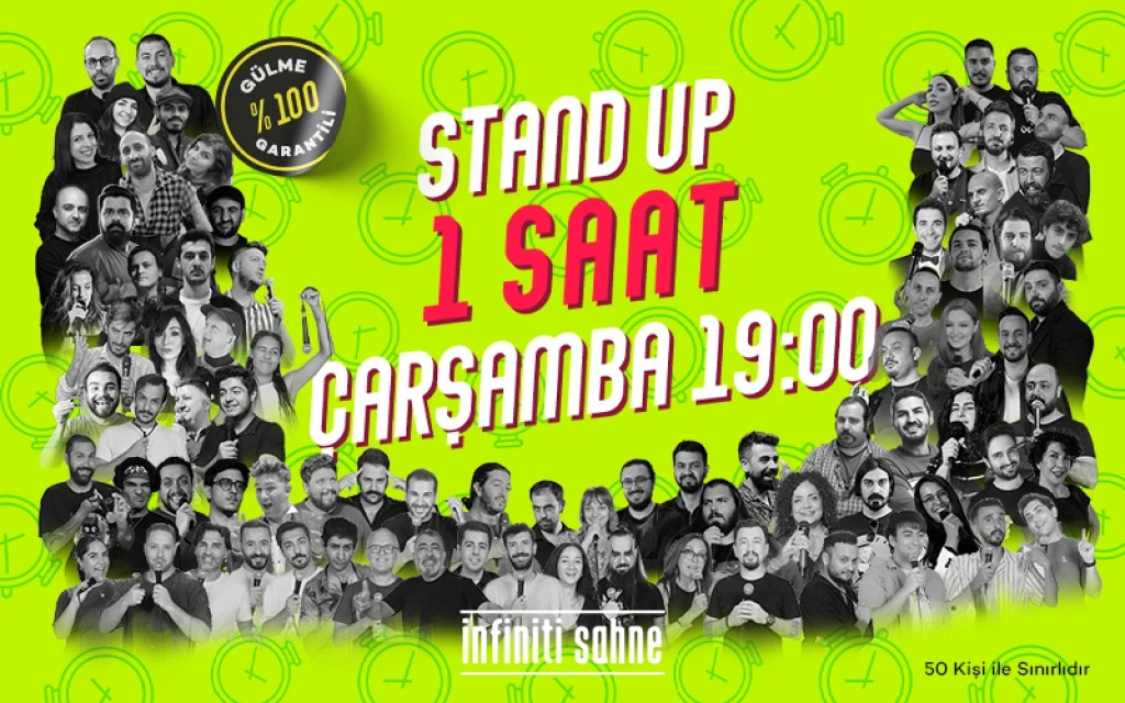 Stand up Bir Saat Beyoğlu Çarşamba