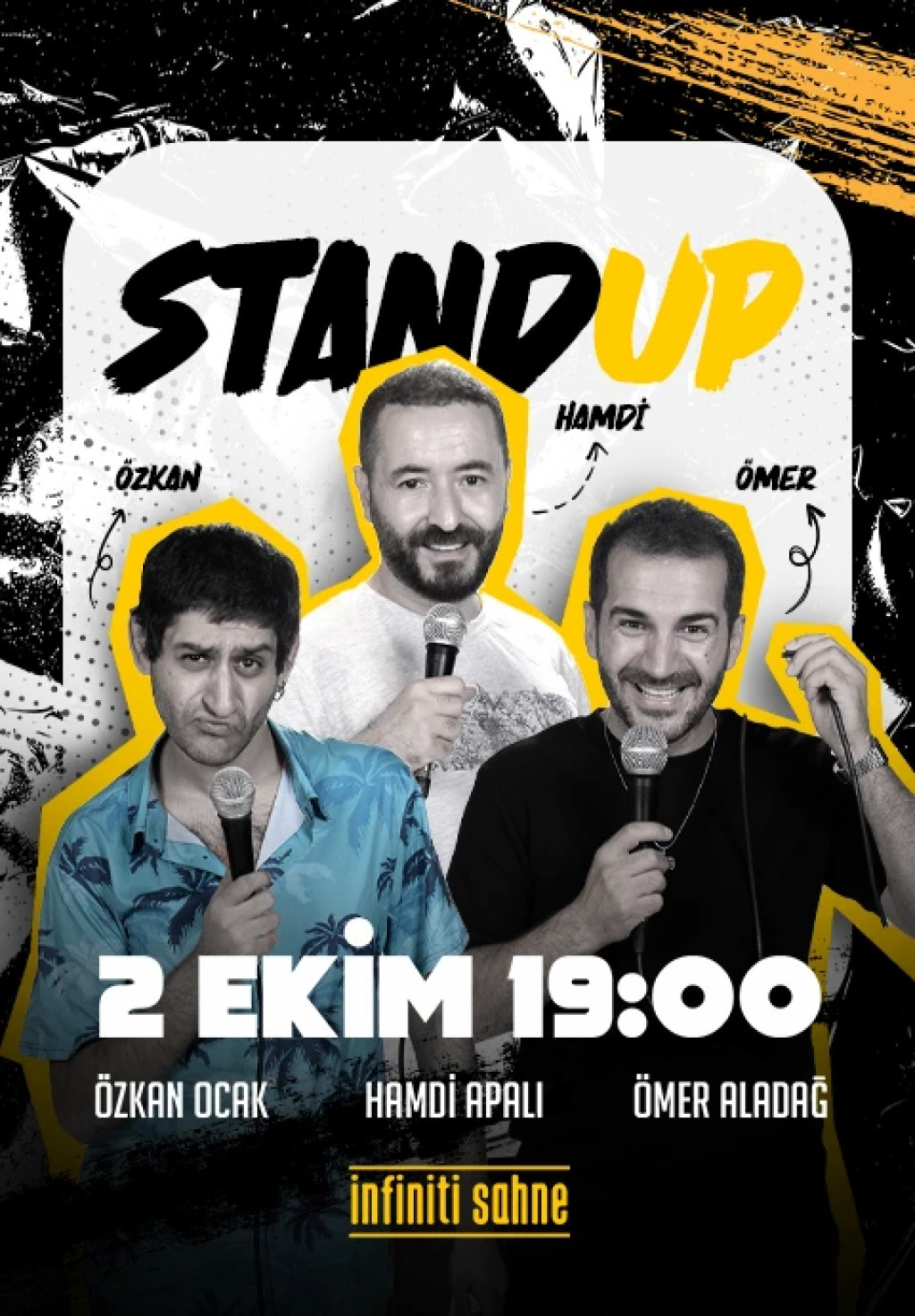 Stand up Bir Saat Özkan Ocak Hamdi Apalı Ömer Aladağ