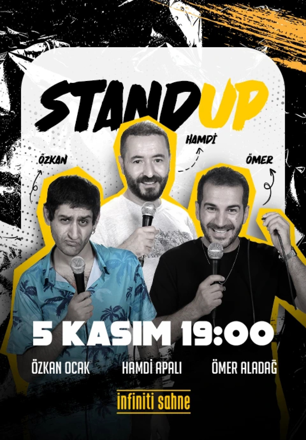 Stand up Bir Saat Özkan Ocak Hamdi Apalı Ömer Aladağ