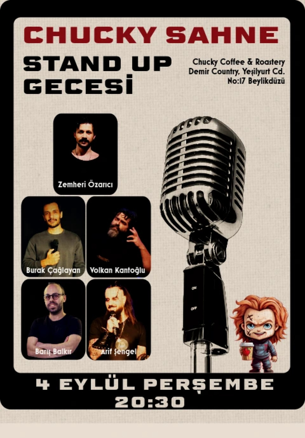 Stand Up Gecesi - Chucky Sahne