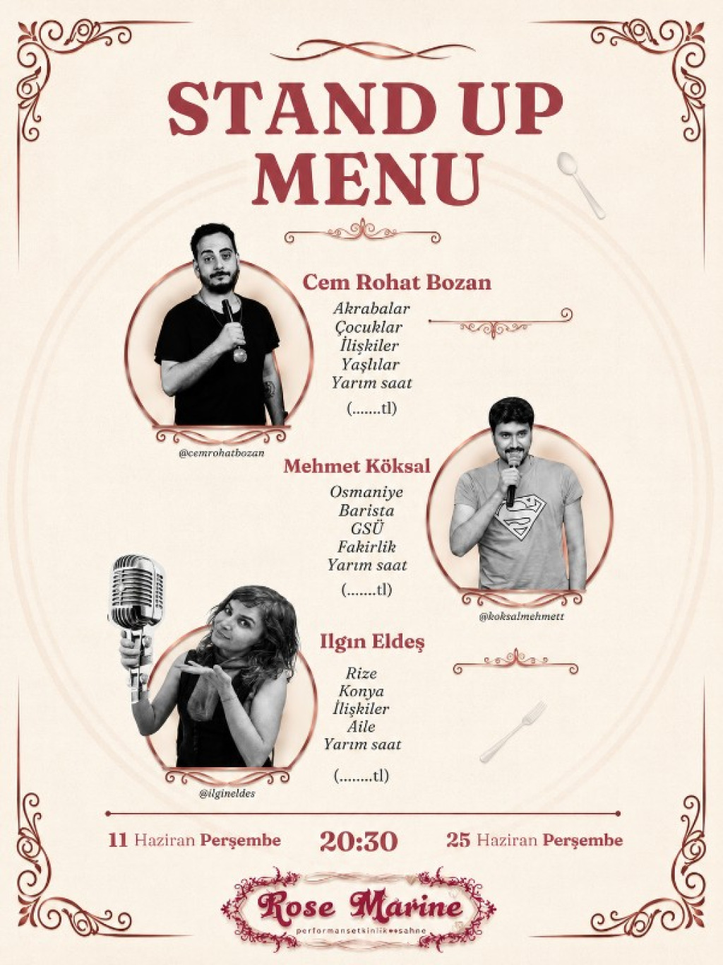 Stand-Up Menü Komedi