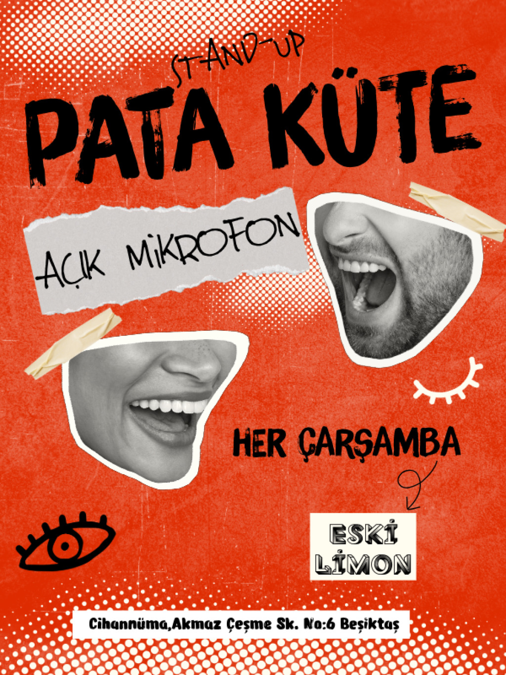 Stand up Pata Küte Açık Mikrofon