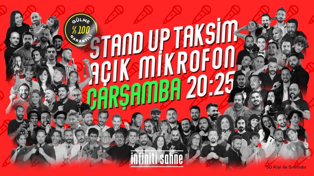 Stand up Taksim Açık Mikrofon Gecesi Çarşamba