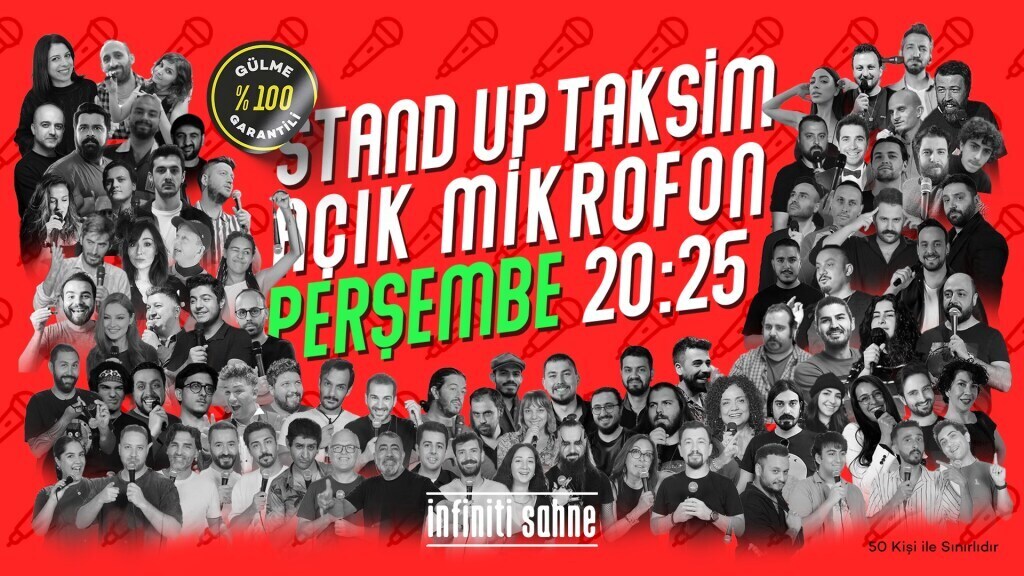 Stand up Taksim Açık Mikrofon Gecesi Perşembe