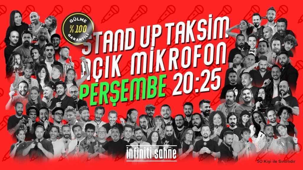 Stand up Taksim Açık Mikrofon Gecesi Perşembe