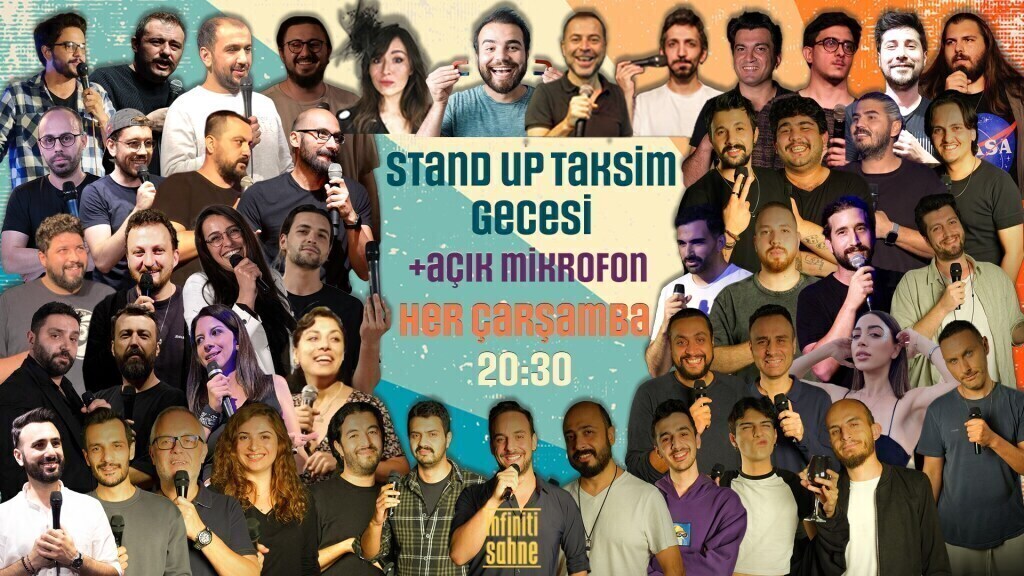 Stand up Taksim Gecesi + Açık Mikrofon