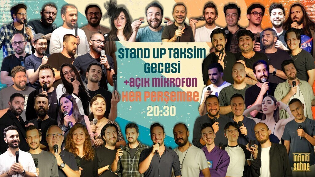 Stand up Taksim Gecesi + Açık Mikrofon