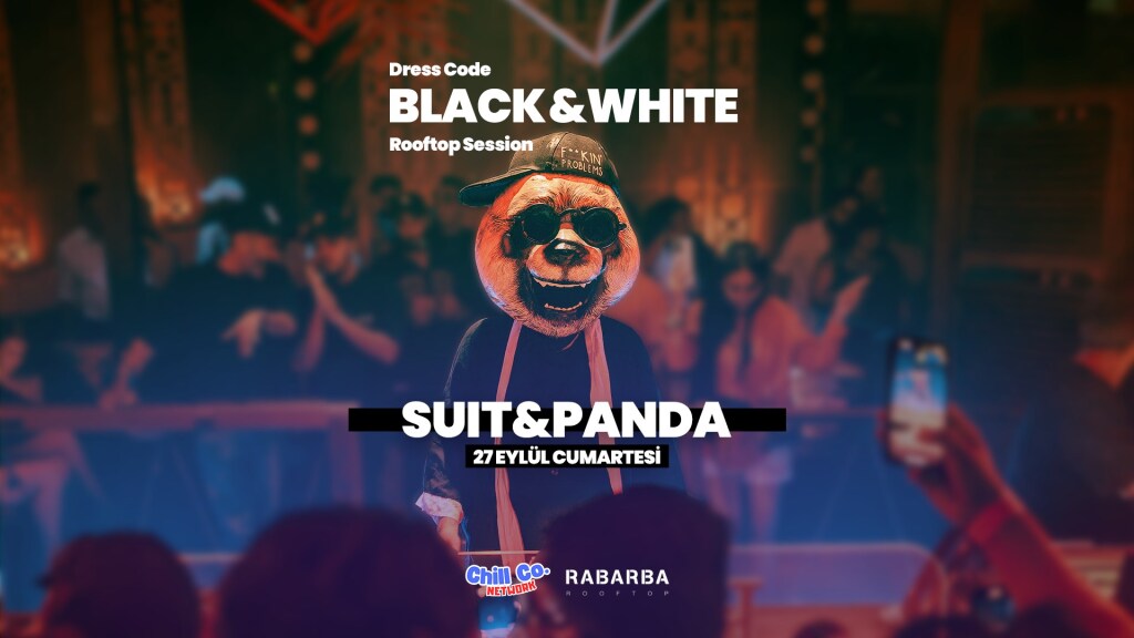 Suit & Panda - Black & White Rooftop Session Rabarba