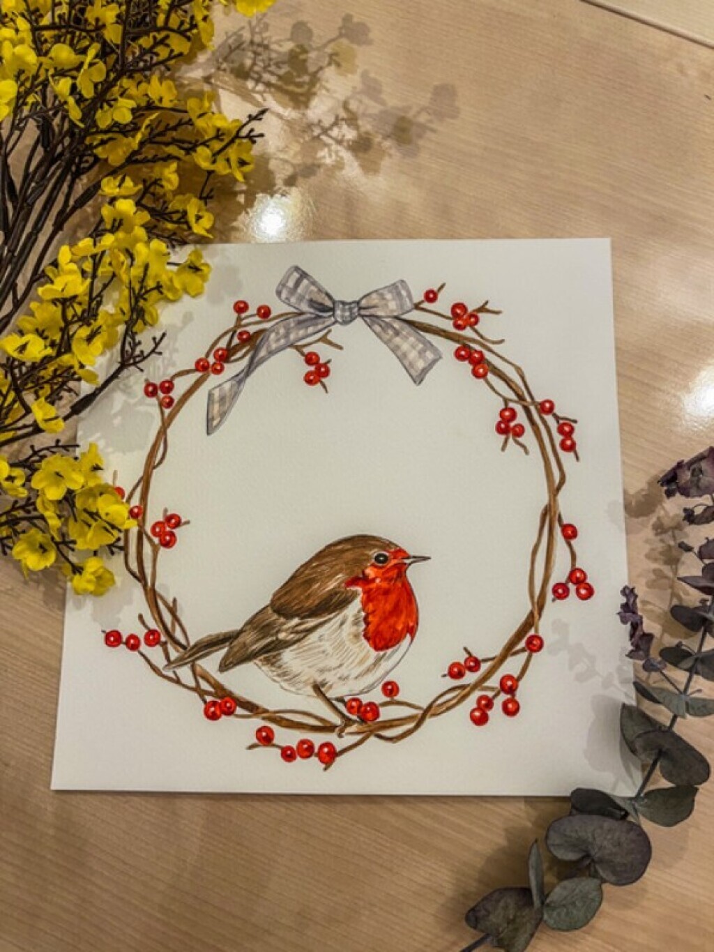 Suluboya Tilki ve Kızılgerdan Boyama Workshop