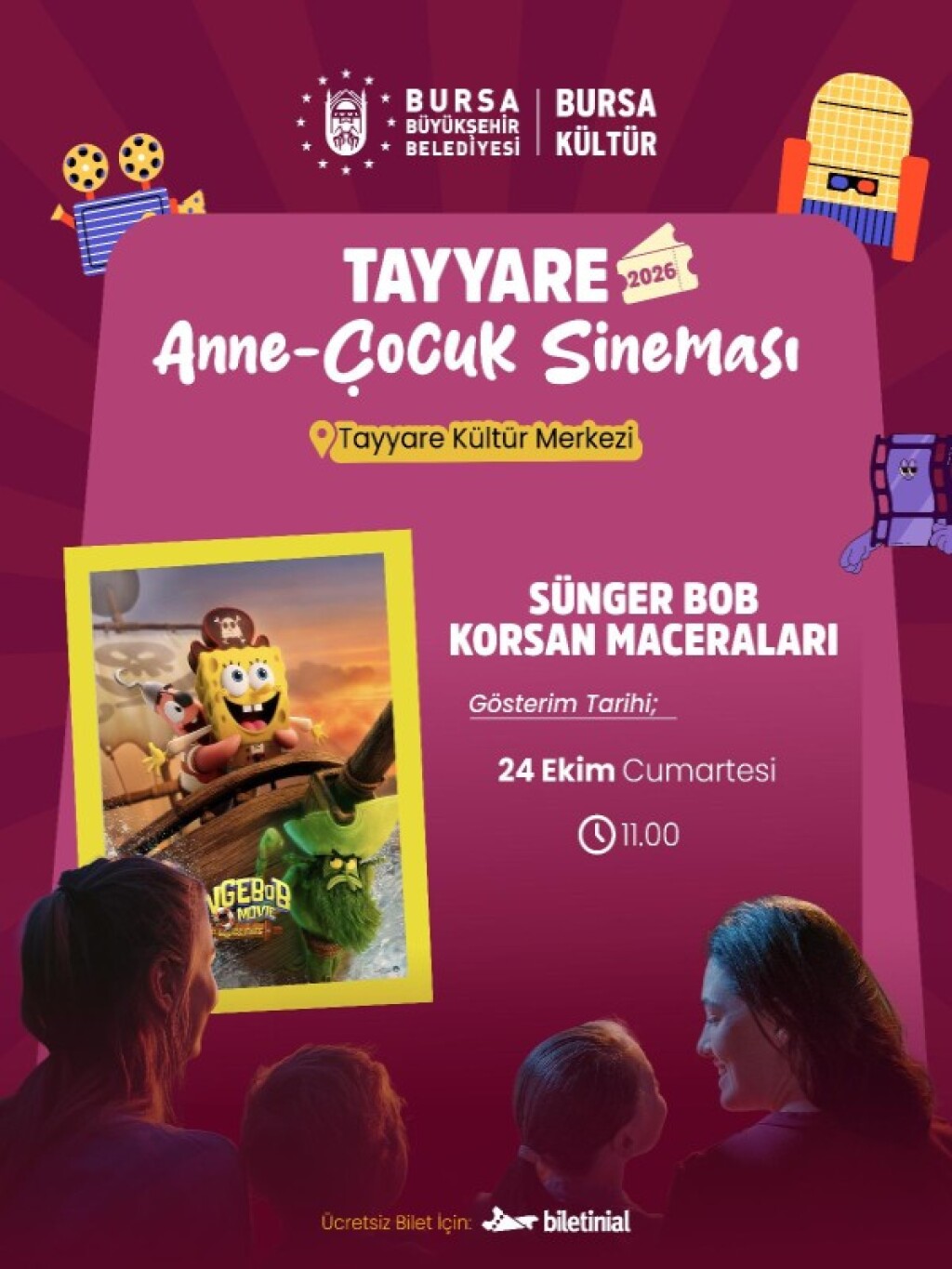 Sünger Bob Korsan Maceraları – Tayyare Anne-Çocuk Sineması