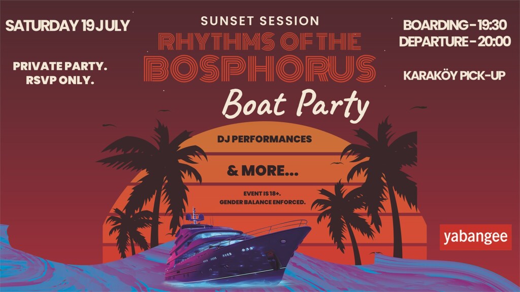Sunset Session Boat Party: Rhythms of the Bosphorus
