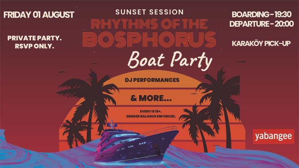 Sunset Session Boat Party: Rhythms of the Bosphorus