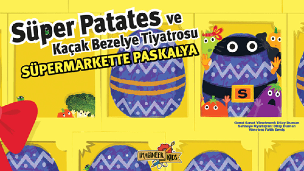Süper Patates ve Kaçak Bezelye - Süpermarkette Paskalya