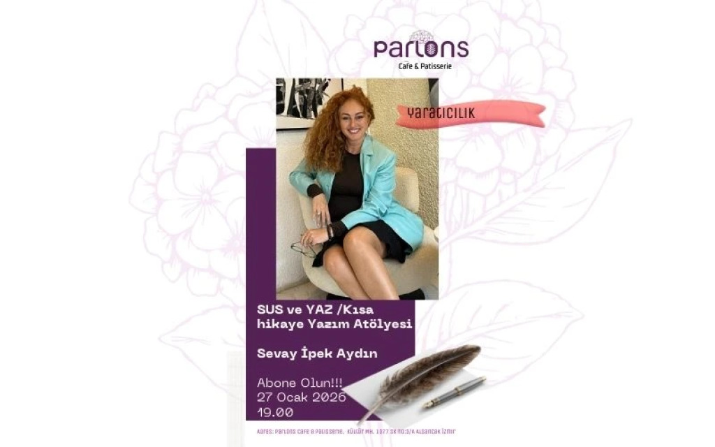 SUS ve YAZ! – 8 Haftalık Kısa Hikâye Yazma Atölyesi