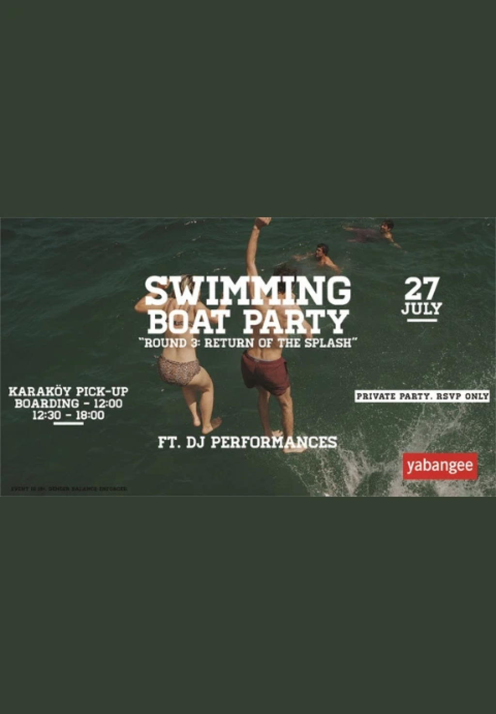 Swimming Boat Party - Round 3: Return of the Splash