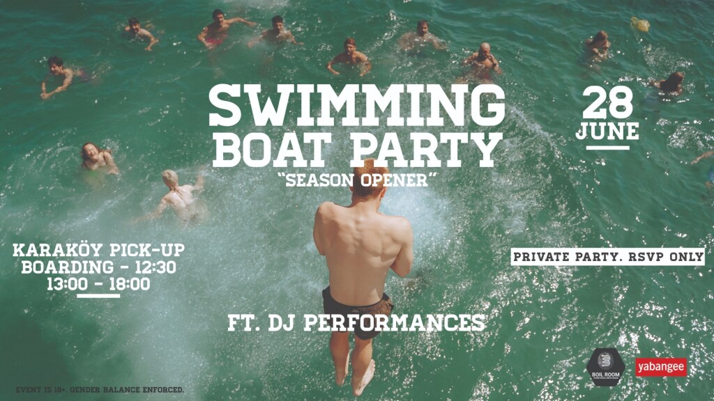 Swimming Boat Party: Season Opener