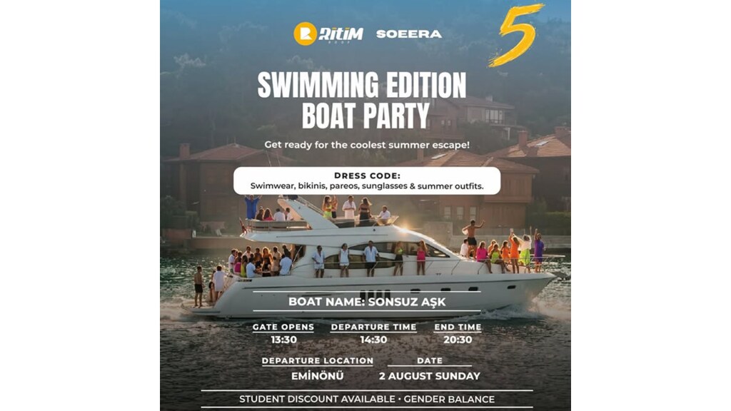 SWIMMING EDITION BOAT PARTY 5