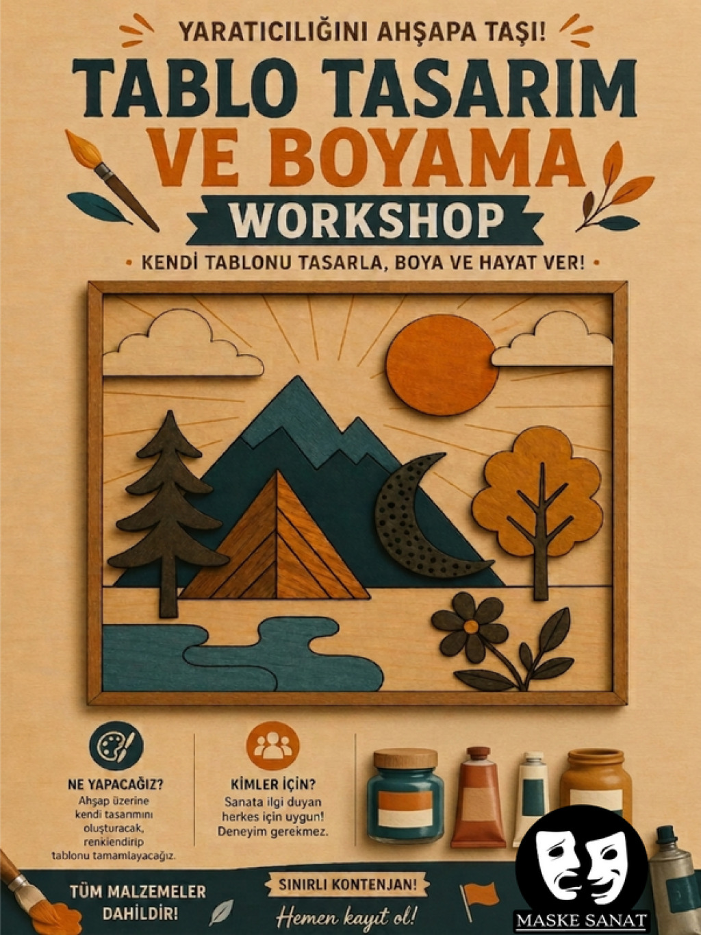 Tablo Tasarım ve Boyama Workshop