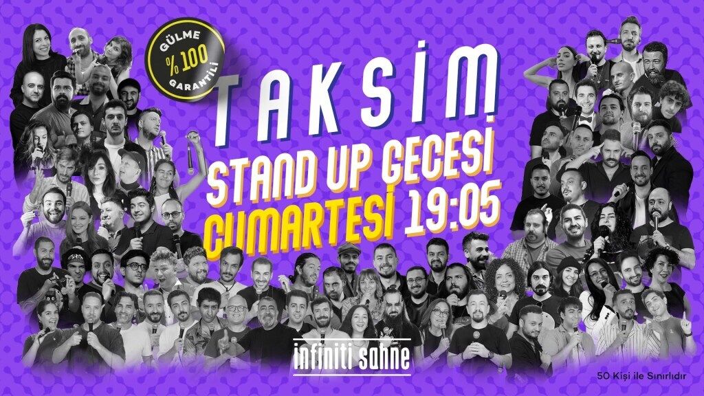 Taksim Beyoğlu Stand up Gecesi Cumartesi