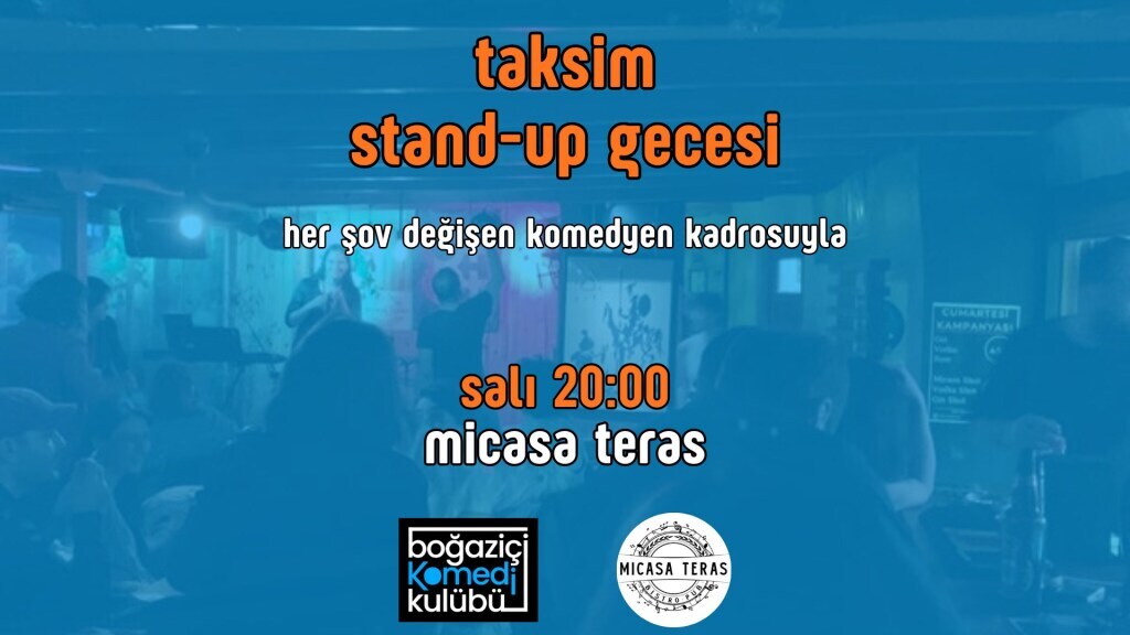 Taksim Stand-up Gecesi - Boğaziçi Komedi Kulübü