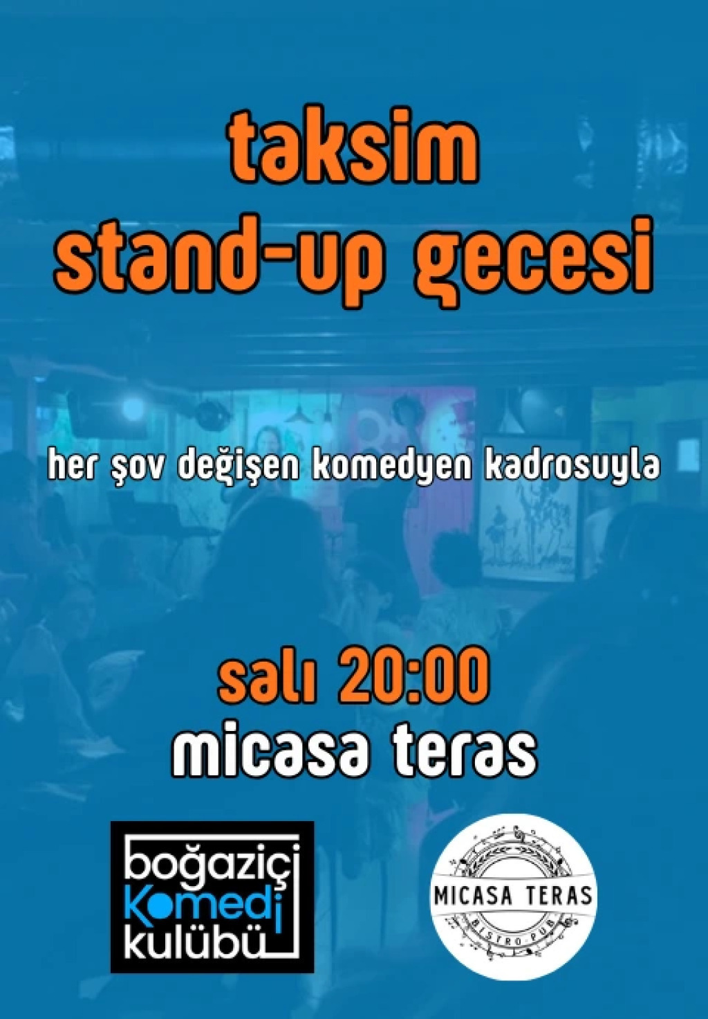 Taksim Stand-up Gecesi - Boğaziçi Komedi Kulübü