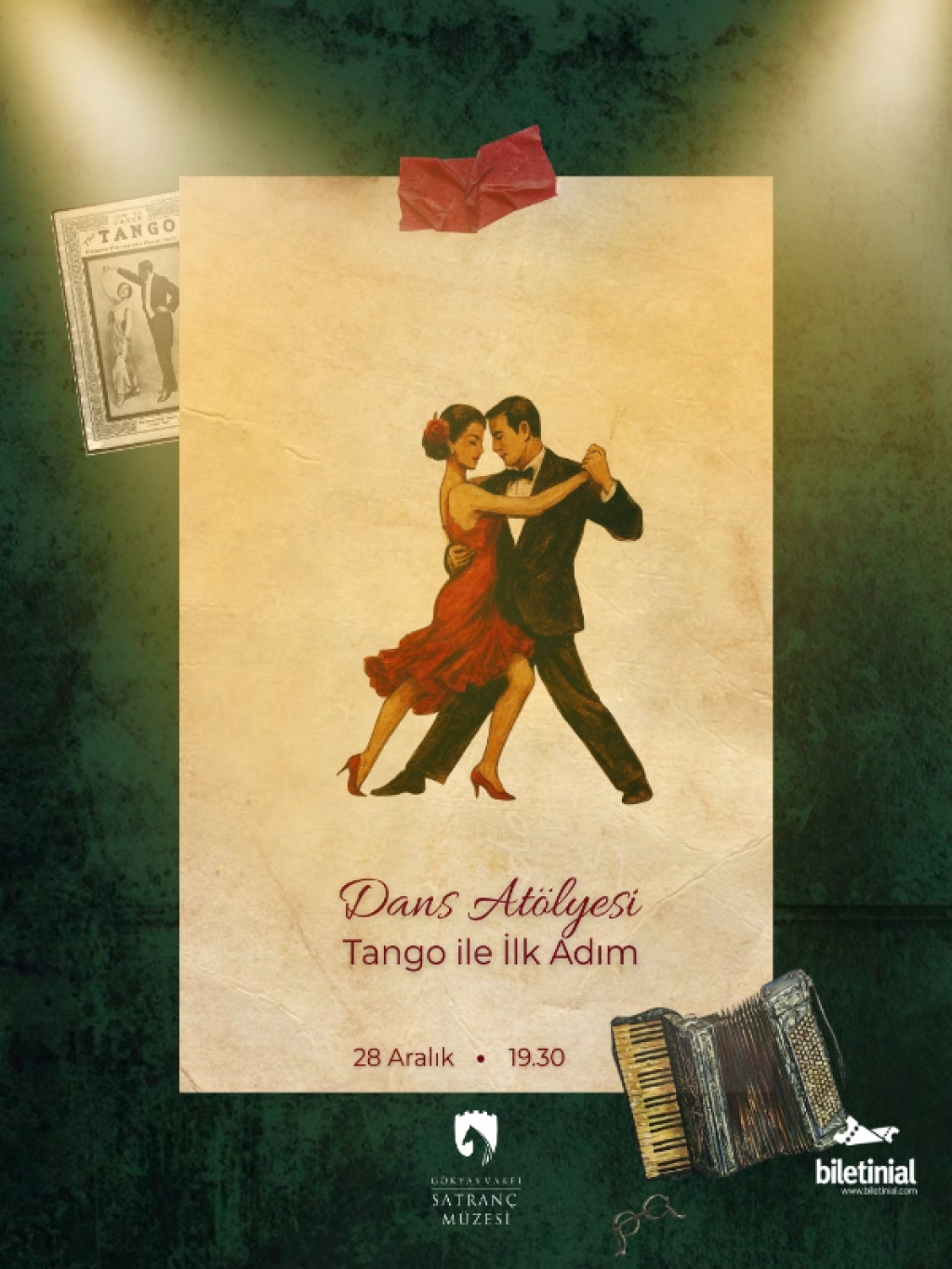 Tango ile İlk Adım – Yetişkin Dans Atölyesi