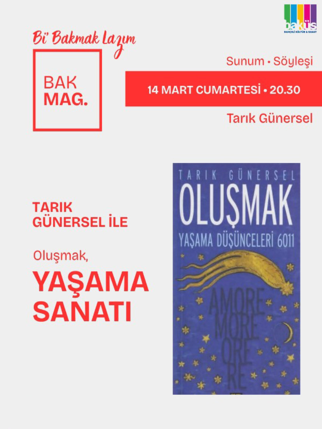 Tarık Günersel ile Oluşmak - Yaşama Sanatı