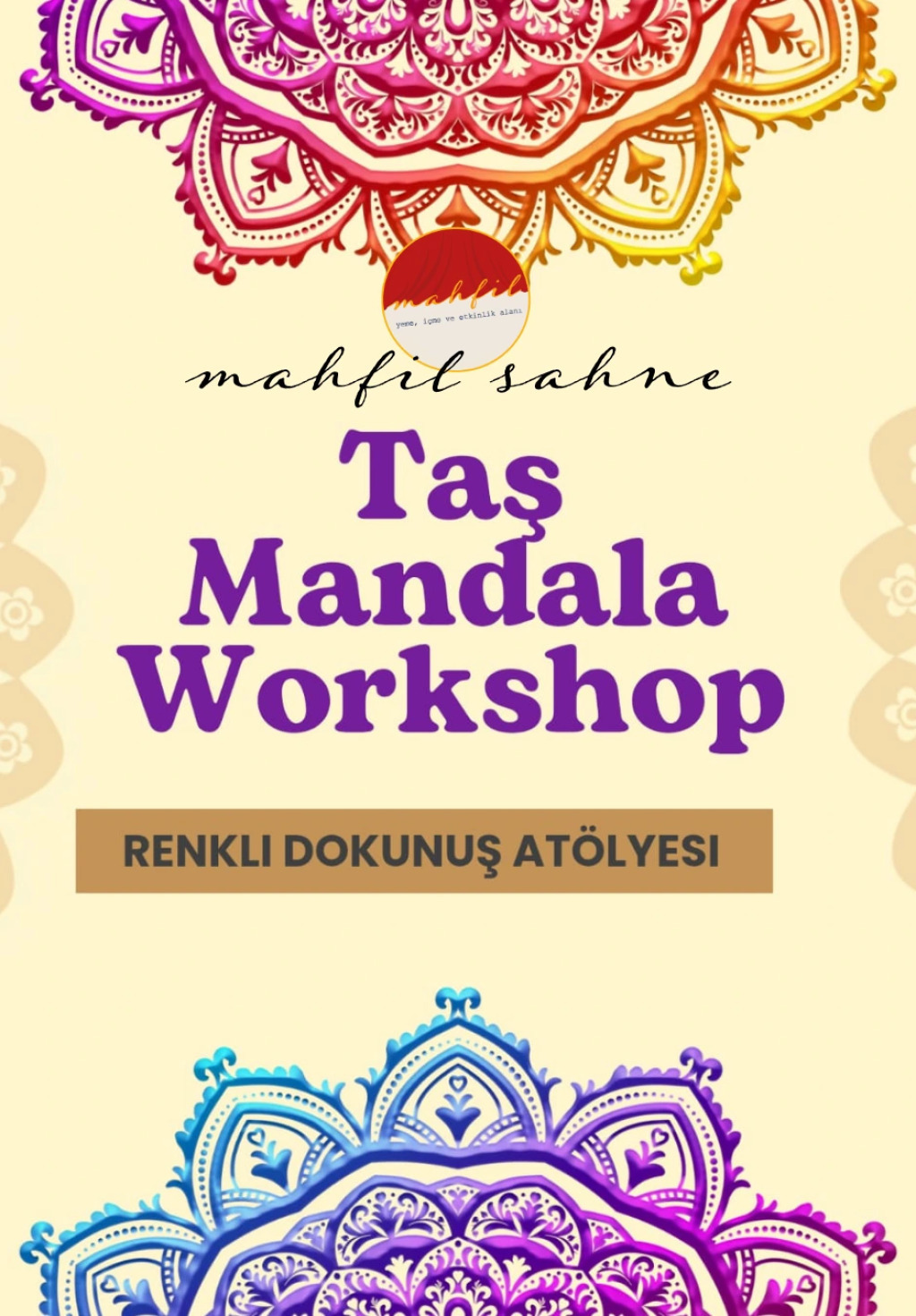 Taş Mandala Workshop - Renkli Dokunuş Atölyesi