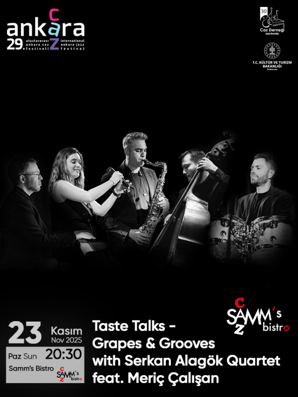 Taste Talks - Grapes & Grooves with Serkan Alagök Quartet feat. Meriç Çalışan
