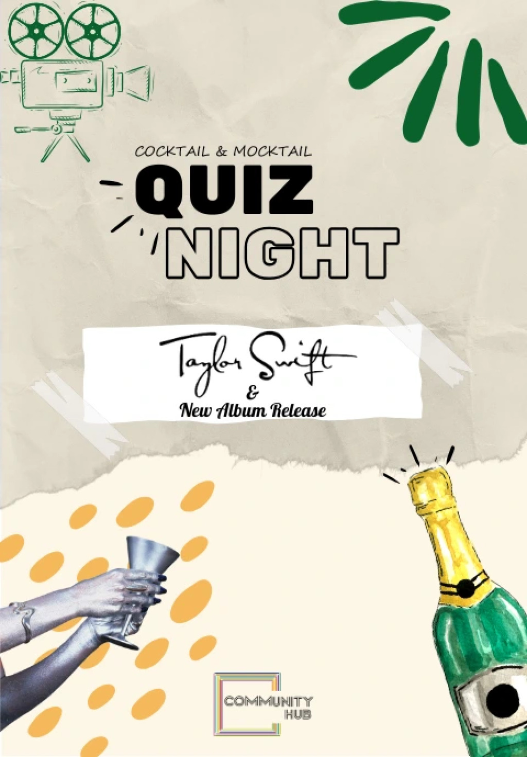 Taylor Swift Quiz Night & New Album Release Party