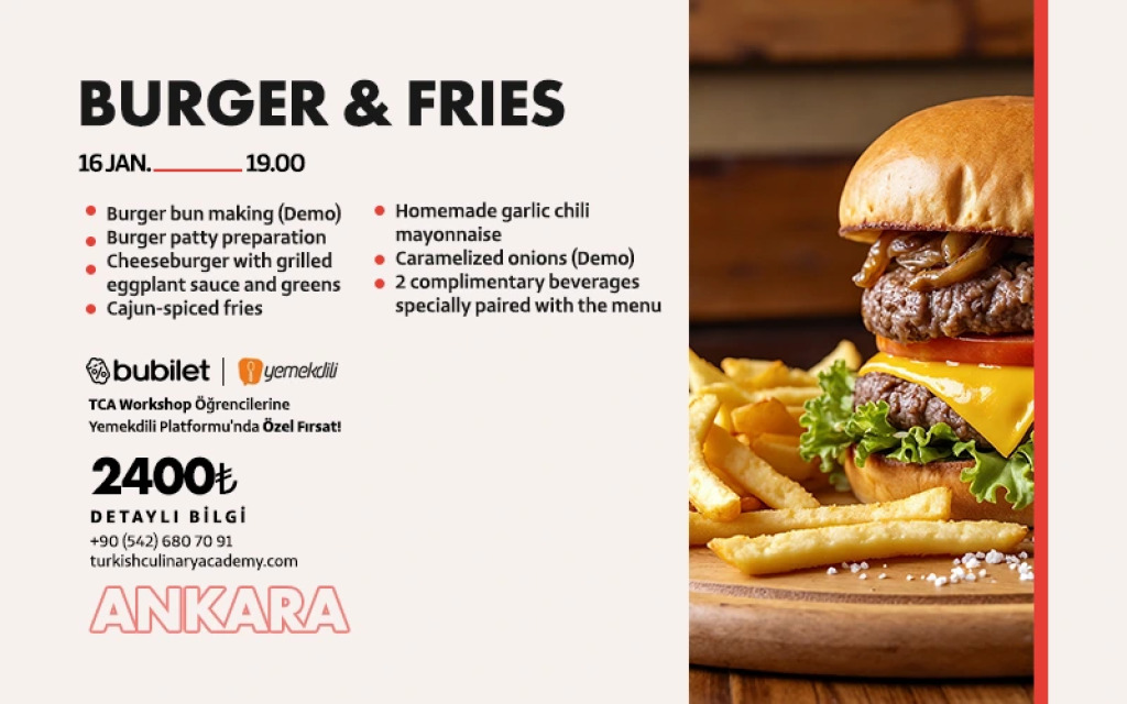 TCA |  Burger & Fries Workshop